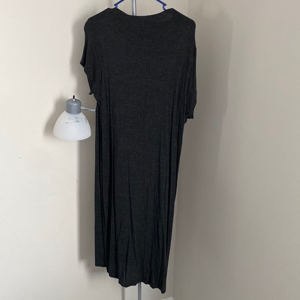 Fashion Nova l short sleeve charcoal dress 2X